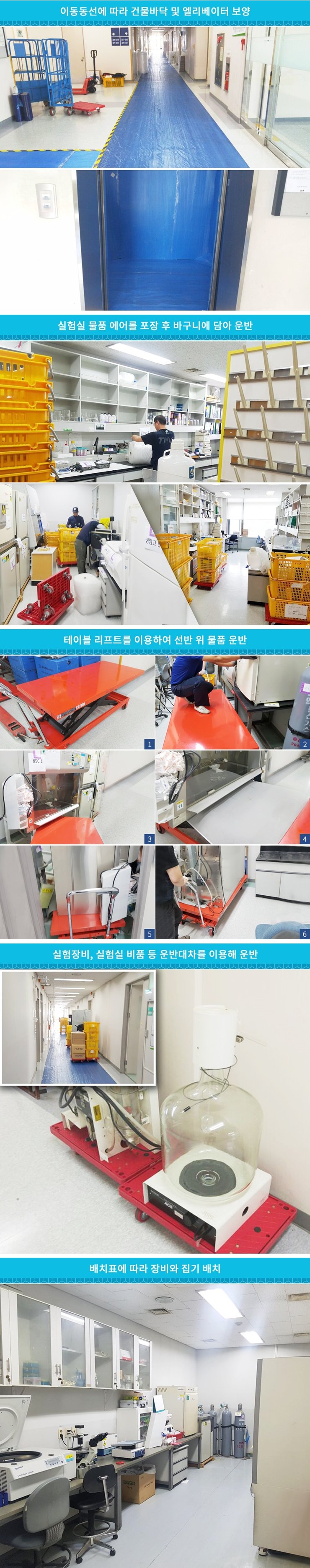 대학교실험실이전