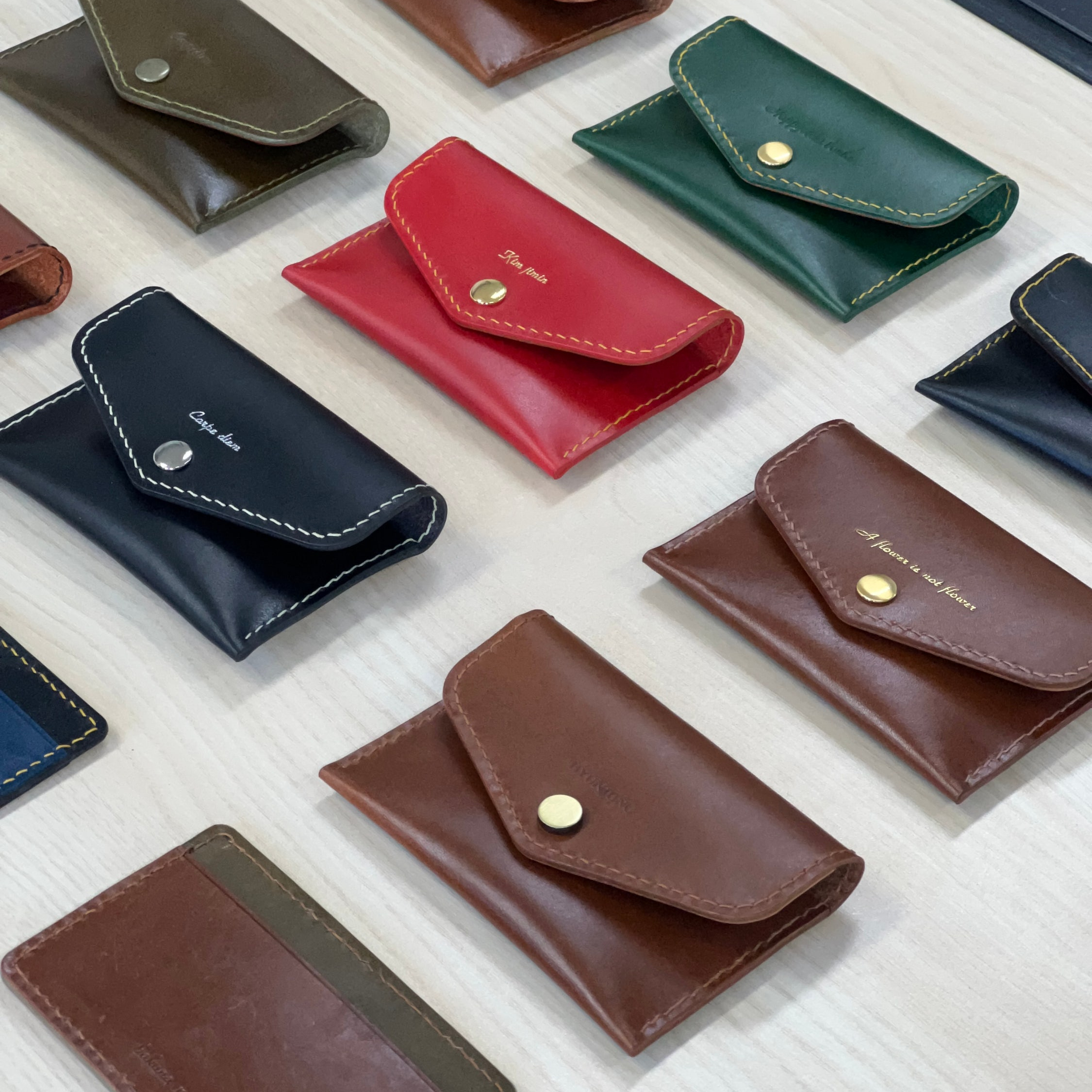 가죽공예 카드지갑 만들기 