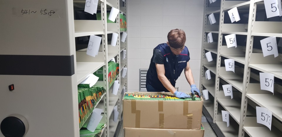 차트이전 20톤 분량 서울 병원 차트 이전 