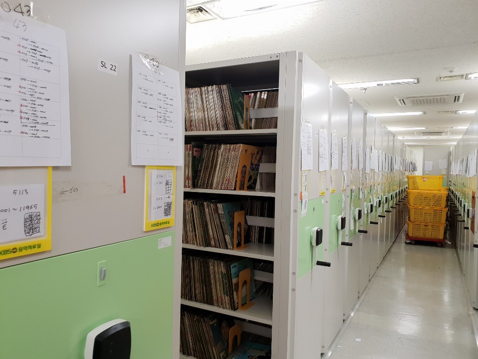 LP정리 방송국 창고 LP 라벨링 및 재배치 했습니다!
